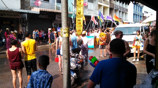 Songkran parade.